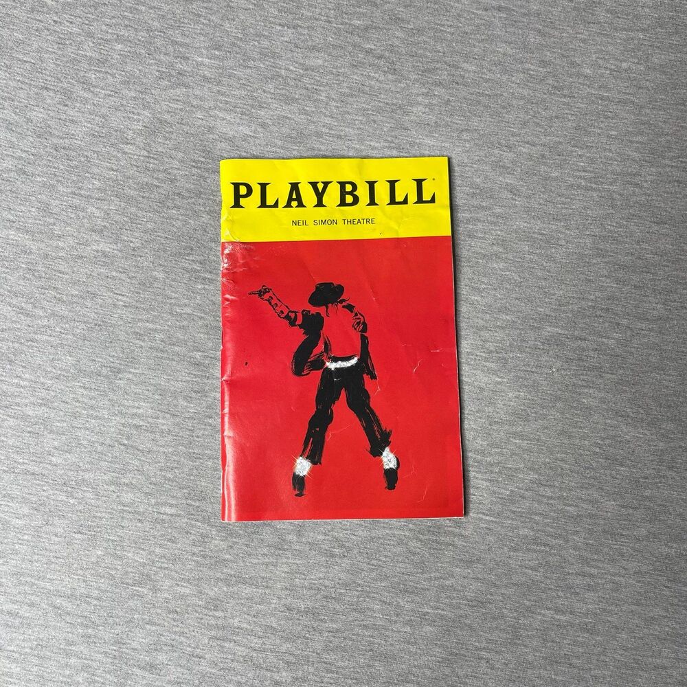 NYC Broadway Playbill: Michael Jackson